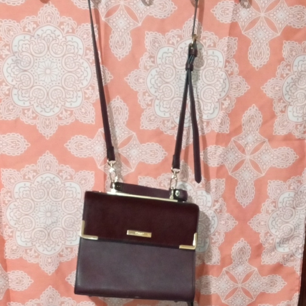 Dune London Brown Leather Shoulder Bag